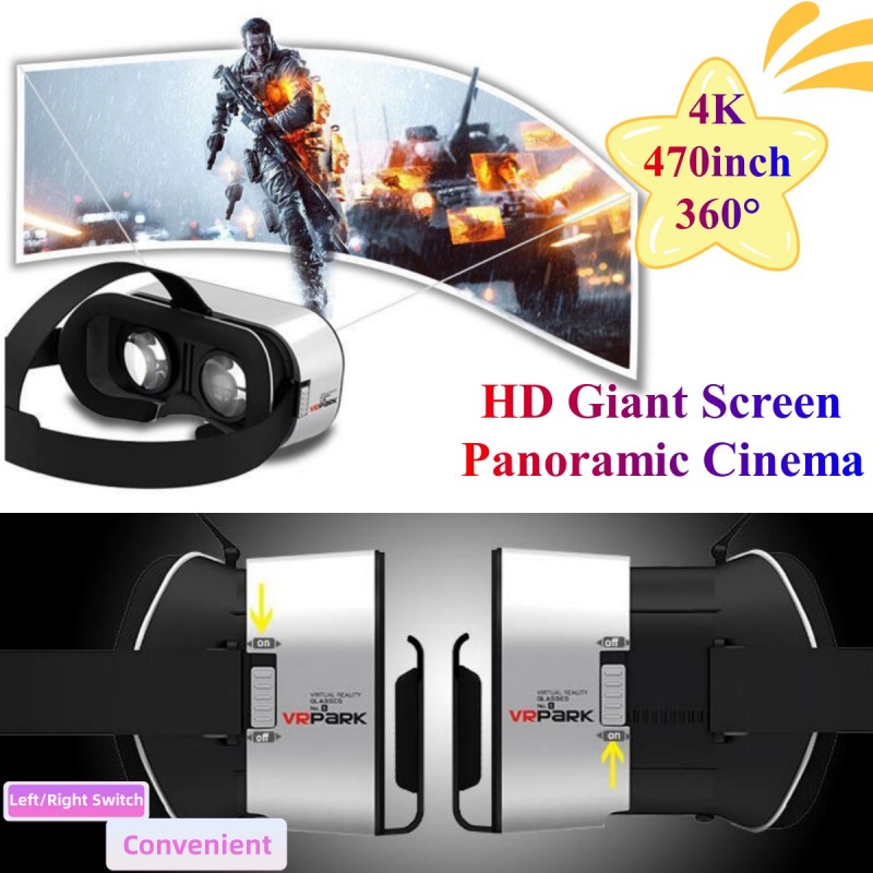 V5แว่น VR เสมือนจริง4K IMAX วิ - Vr Headset Pc บทวิจารณ์และราคา