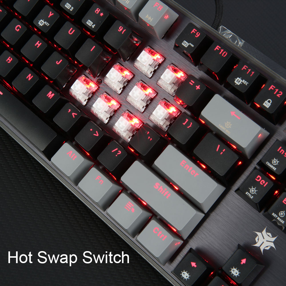 HEXGEARS GK715S คีย์บอร์ดแบบกล - Pc Gaming Pink บทวิจารณ์และราคา