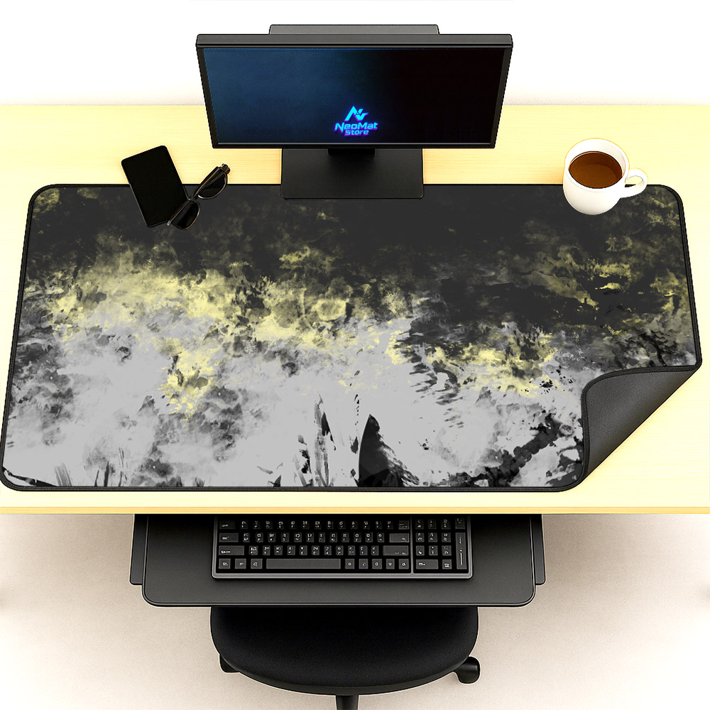 แผ่นรองเมาส์เกมมิ่งแบบมีลาย แผ - Pc Gaming Liquid บทวิจารณ์และราคา