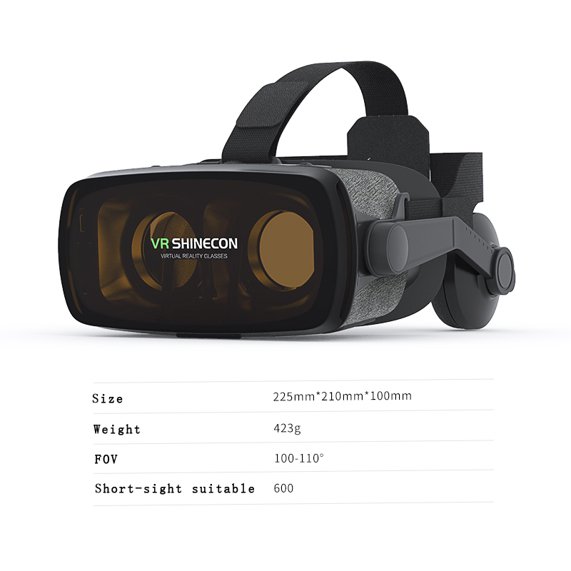 VR Shinecon Casque Viar 3Dแว่น - Vr Headset Pc บทวิจารณ์และราคา