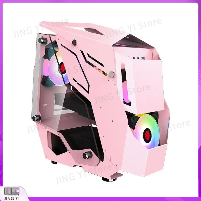 เคสคอมพิวเตอร์ Mini ITX สำหรับ - Pc Gaming Pink บทวิจารณ์และราคา