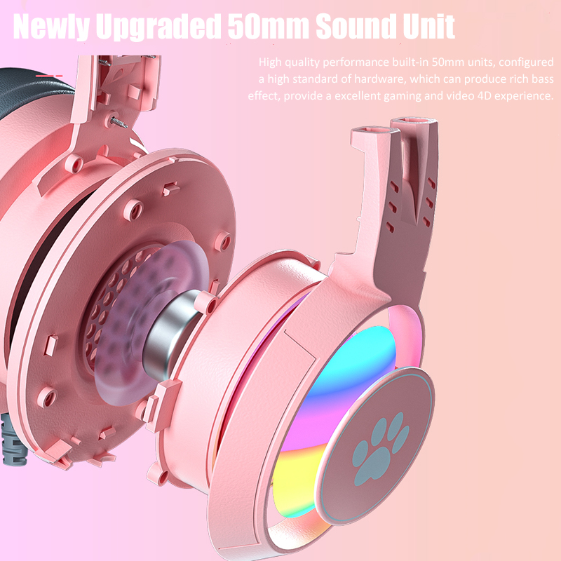 ชุดหูฟังสำหรับเด็กผู้หญิงสีชมพ - Pc Gaming Pink บทวิจารณ์และราคา